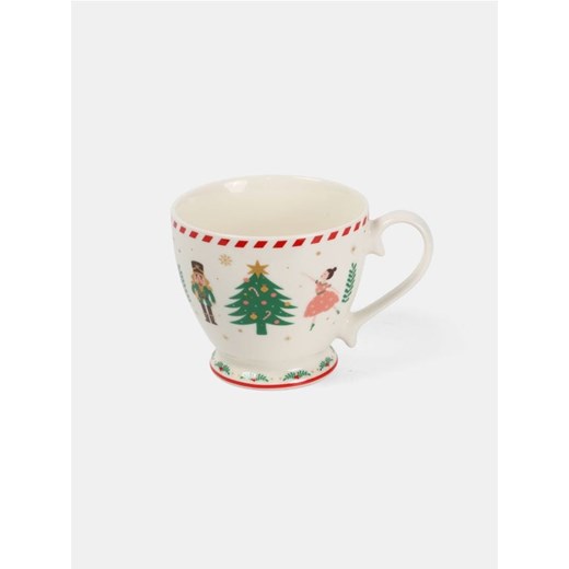 Sinsay - Ceramiczny kubek świąteczny z motywem choinki i postaciami - wielobarwny - id: 317GI-MLC - marki Sinsay - 186764529 Sinsay - Ceramiczny kubek świąteczny z motywem choinki i postaciami - wielobarwny ze sklepu Sinsay w kategorii Kubki - zdjęcie 186764529