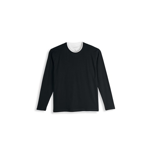 GATE Koszulka z kontrastową łamówką S ze sklepu gateshop w kategorii T-shirty męskie - zdjęcie 186764755