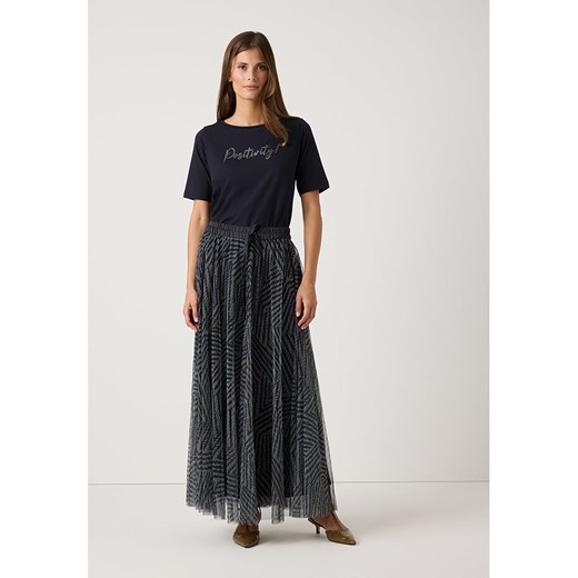 More &amp; More Spódnica w kolorze granatowo-szarym More & More 34 promocja Limango Polska