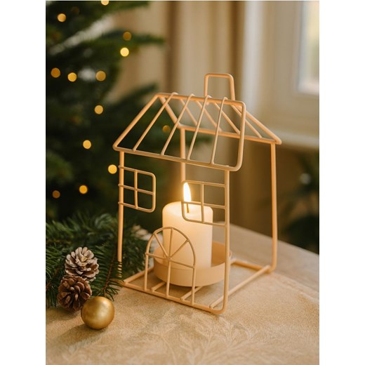 Sinsay - Świecznik - beżowy ze sklepu Sinsay w kategorii Świeczniki - zdjęcie 186767785