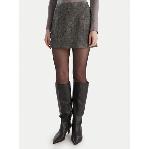 MAX&Co. Spódnica mini Ozone 2526106104200 Szary Regular Fit ze sklepu MODIVO w kategorii Spódnice - zdjęcie 186769047