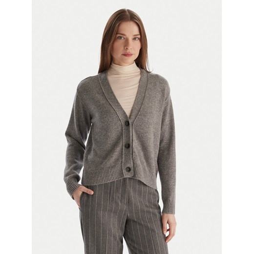 Marella Kardigan Blazer 2525346032 Szary Regular Fit ze sklepu MODIVO w kategorii Swetry damskie - zdjęcie 186769048