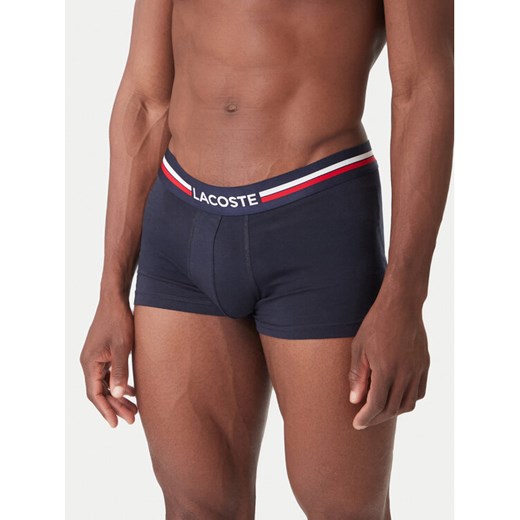 Lacoste Komplet 3 par bokserek 5H2382 Granatowy ze sklepu MODIVO w kategorii Majtki męskie - zdjęcie 186769105