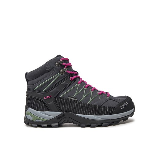 CMP Trekkingi Rigel Mid Wmn Trekking Shoes Wp 3Q12946 Szary ze sklepu MODIVO w kategorii Buty trekkingowe damskie - zdjęcie 186769108