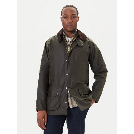 Barbour Kurtka przejściowa MWX0017OL99 Zielony Regular Fit ze sklepu MODIVO w kategorii Kurtki męskie - zdjęcie 186769109