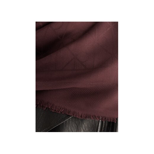 Calvin Klein Szal Emblem Aop Tonal LV04D8063G Bordowy Calvin Klein OS MODIVO