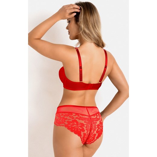 Czerwony biustonosz miękki soft Jasmin Bralette 19152, Kolor czerwony, Rozmiar 65E, Mediolano ze sklepu Intymna w kategorii Biustonosze - zdjęcie 186770259