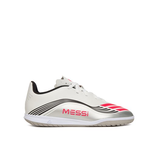 Buty do piłki nożnej adidas F50 Messi Club JP7452 Biały ze sklepu eobuwie.pl w kategorii Buty sportowe dziecięce - zdjęcie 186770567