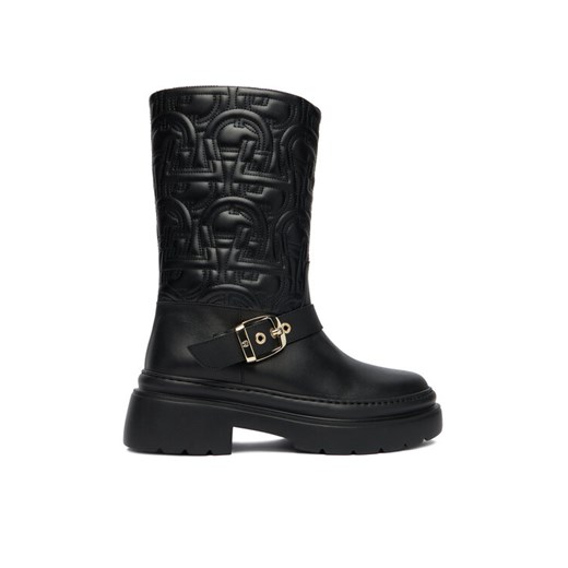 Botki Aigner 1252010 Czarny ze sklepu eobuwie.pl w kategorii Botki - zdjęcie 186770619