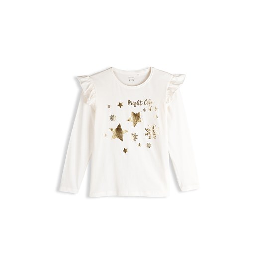 GATE Bawełniana koszulka z nadrukiem 3Y ze sklepu gateshop w kategorii Bluzki dziewczęce - zdjęcie 186771515