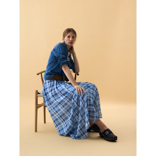 Reserved - Spódnica w kratę - wielobarwny - id: 108GO-MLC - marki Reserved - 186772616 Reserved - Spódnica w kratę - wielobarwny ze sklepu Reserved w kategorii Spódnice - zdjęcie 186772616