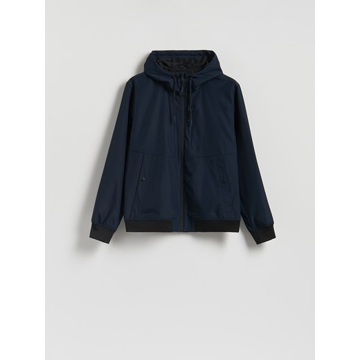 Reserved - Kurtka wiatrówka z podszewką - granatowy ze sklepu Reserved w kategorii Kurtki męskie - zdjęcie 186772665