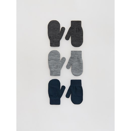 Reserved - Rękawiczki 3 pack - wielobarwny - id: 476HW-MLC - marki Reserved - 186772686 Reserved - Rękawiczki 3 pack - wielobarwny ze sklepu Reserved w kategorii Rękawiczki dziecięce - zdjęcie 186772686
