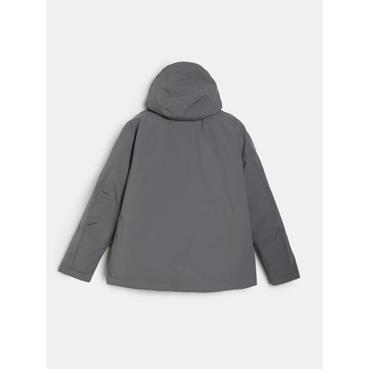 Sinsay - Kurtka puffer z kapturem - szary Sinsay M Sinsay