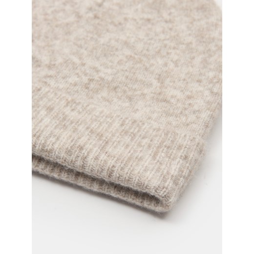 Sinsay - Czapka beanie - beżowy Sinsay One Size Sinsay