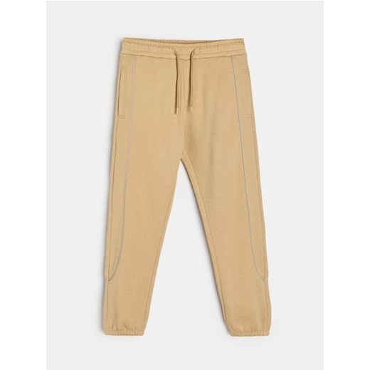 Sinsay - Spodnie dresowe - beżowy ze sklepu Sinsay w kategorii Spodnie męskie - zdjęcie 186773616