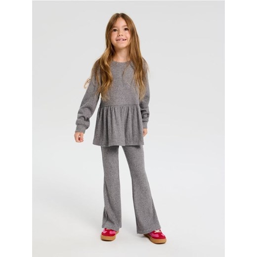 Sinsay - Spodnie dzwony - szary - id: 931GH-90X - marki Sinsay - 186773776 Sinsay - Spodnie dzwony - szary ze sklepu Sinsay w kategorii Spodnie dziewczęce - zdjęcie 186773776