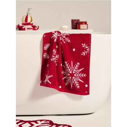 Sinsay - Ręcznik ze świątecznym motywem - pomarańczowy ze sklepu Sinsay w kategorii Ręczniki - zdjęcie 186773786