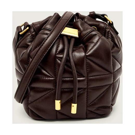 Karl Lagerfeld Skórzany worek k/kuilt ze sklepu Gomez Fashion Store w kategorii Torebki worki - zdjęcie 186774266