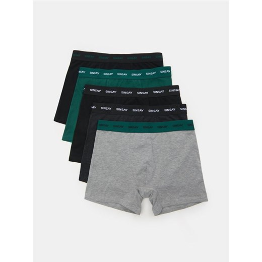 Sinsay - Bokserki Long 5 pack - wielobarwny ze sklepu Sinsay w kategorii Majtki męskie - zdjęcie 186775935