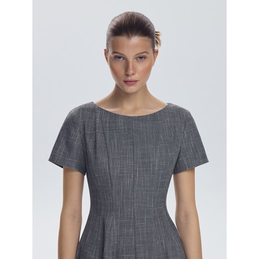 Reserved - Sukienka mini - szary ze sklepu Reserved w kategorii Sukienki - zdjęcie 186776157