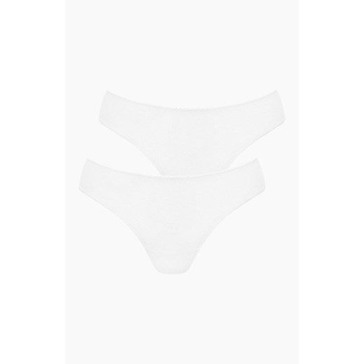 2-pack figi damskie z koronkowym tyłem białe Giglio, Kolor biały, Rozmiar S, Pierre Cardin ze sklepu Intymna w kategorii Majtki damskie - zdjęcie 186777316