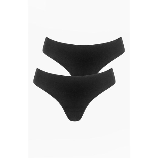 2-pack figi damskie z koronkowym tyłem czarne Giglio, Kolor czarny, Rozmiar S, Pierre Cardin ze sklepu Intymna w kategorii Majtki damskie - zdjęcie 186777317