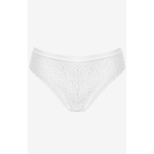 Klasyczne figi damskie białe z miękkiej koronki Margherita, Kolor biały, Rozmiar S, Pierre Cardin ze sklepu Intymna w kategorii Majtki damskie - zdjęcie 186777318