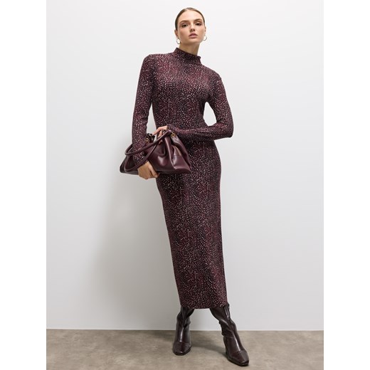 Mohito - Sukienka maxi - ciemnobrązowy Mohito XXS Mohito