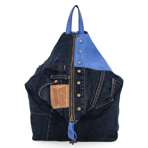Modny Plecak Damski w Rozmiarze XL 5883 Kobaltowy/Jeansowy ze sklepu PaniTorbalska w kategorii Torby Shopper bag - zdjęcie 186778197