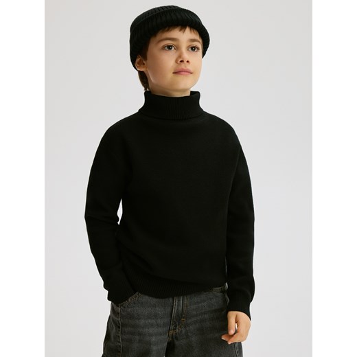 Reserved - Klasyczny golf - czarny Reserved 158 (12 lat) Reserved