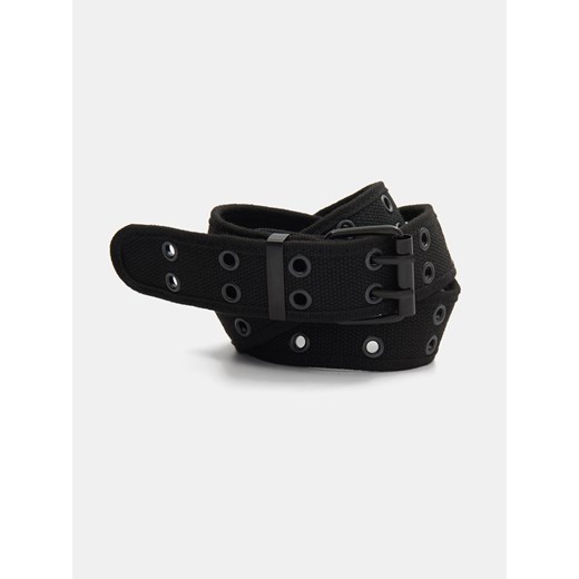 Sinsay - Regulowany pasek z metalowymi oczkami - czarny Sinsay L/XL Sinsay