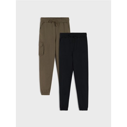 Sinsay - Spodnie cargo i jogger 2 pack - zielony - id: 501FC-97X - marki Sinsay - 186780878 Sinsay - Spodnie cargo i jogger 2 pack - zielony ze sklepu Sinsay w kategorii Spodnie dziewczęce - zdjęcie 186780878