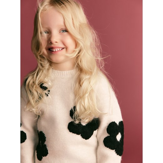 Reserved - Sweter z domieszką wełny - wielobarwny - id: 776FH-MLC - marki Reserved - 186781747 Reserved - Sweter z domieszką wełny - wielobarwny ze sklepu Reserved w kategorii Swetry dziewczęce - zdjęcie 186781747