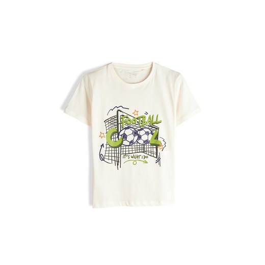 GATE Bawełniana koszulka z nadrukiem 8Y ze sklepu gateshop w kategorii T-shirty chłopięce - zdjęcie 186782105