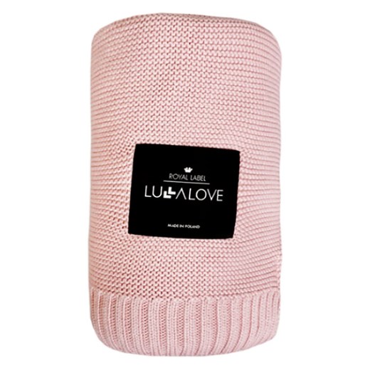 Lullalove Kocyk w kolorze jasnoróżowym Lullalove 80x100 cm Limango Polska wyprzedaż