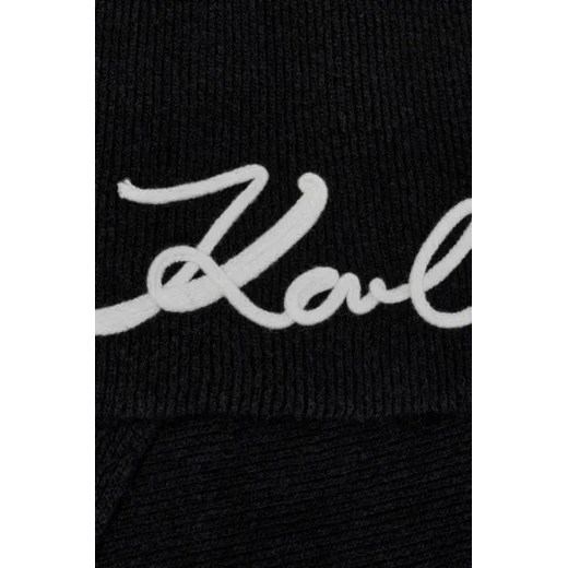 Karl Lagerfeld Szal K/signature | z dodatkiem wełny Karl Lagerfeld OS Gomez Fashion Store