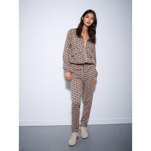 Mohito - Bluza z zamkiem - beżowy ze sklepu Mohito w kategorii Bluzy damskie - zdjęcie 186785069