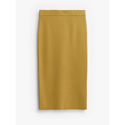 Mohito - Swetrowa spódnica midi - oliwkowy ze sklepu Mohito w kategorii Spódnice - zdjęcie 186785079