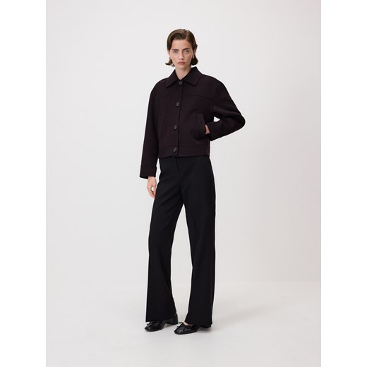 Reserved - Kurtka z wełną - burgundowy ze sklepu Reserved w kategorii Kurtki damskie - zdjęcie 186785967