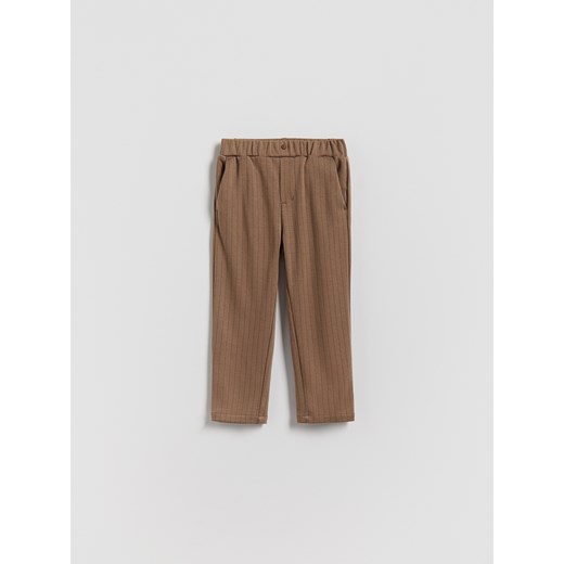 Reserved - Bawełniane spodnie - brązowy ze sklepu Reserved w kategorii Spodnie chłopięce - zdjęcie 186787819