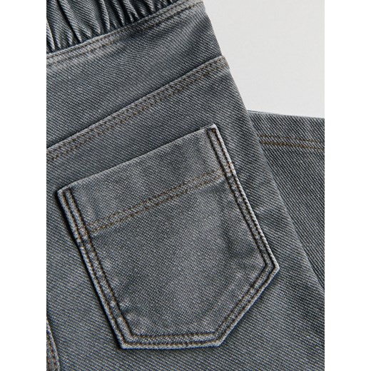 Reserved - Spodnie z bawełną - ciemnoszary Reserved 68 (3-6 m.) Reserved