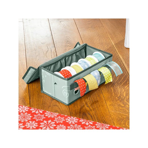 Profiline Pudełko w kolorze zielonym na wstążki prezentowe - 29 x 15 x 12 cm - id: 16317771 - marki Profiline - 186788498 Profiline Pudełko w kolorze zielonym na wstążki prezentowe - 29 x 15 x 12 cm ze sklepu Limango Polska w kategorii Akcesoria i przechowywanie - zdjęcie 186788498