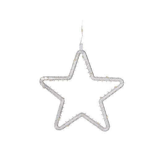 Hollybell Zasłona świetlna LED "Star" w kolorze ciepłej bieli - 65 x 100 cm - id: 17726159 - marki Hollybell - 186788747 Hollybell Zasłona świetlna LED "Star" w kolorze ciepłej bieli - 65 x 100 cm ze sklepu Limango Polska w kategorii Oświetlenie - zdjęcie 186788747