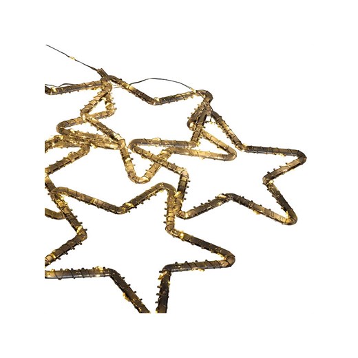 Hollybell Zasłona świetlna LED &quot;Star&quot; w kolorze ciepłej bieli - 65 x Hollybell onesize Limango Polska wyprzedaż