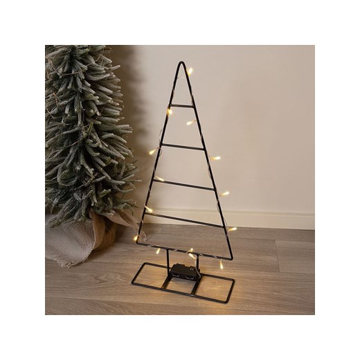 Hollybell Dekoracyjna lampa LED "Xmas-Tree" w kolorze czarnym - 27 x 60 x 10 cm - id: 17726231 - marki Hollybell - 186788757 Hollybell Dekoracyjna lampa LED "Xmas-Tree" w kolorze czarnym - 27 x 60 x 10 cm ze sklepu Limango Polska w kategorii Oświetlenie - zdjęcie 186788757