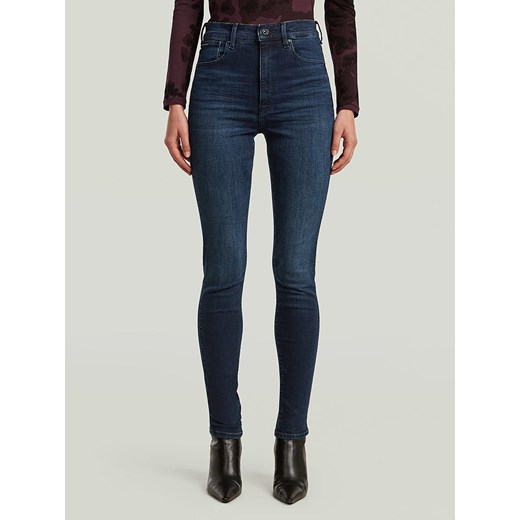 G-Star Dżinsy - Skinny fit - w kolorze granatowym ze sklepu Limango Polska w kategorii Jeansy damskie - zdjęcie 186789628