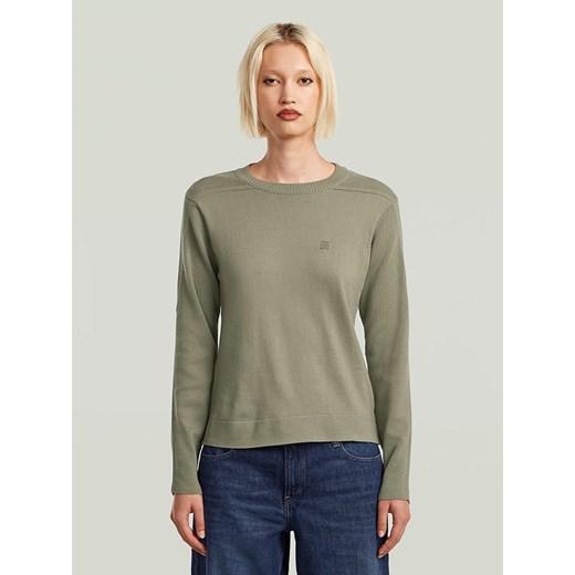 G-Star Sweter w kolorze khaki ze sklepu Limango Polska w kategorii Swetry damskie - zdjęcie 186789716