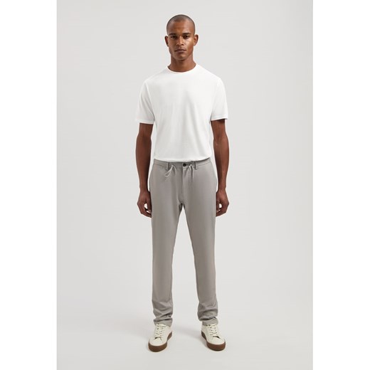 DSTREZZED Spodnie chino w kolorze jasnoszarym Dstrezzed W35 wyprzedaż Limango Polska