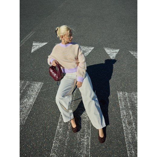 Reserved - Jeansy balloon - kremowy ze sklepu Reserved w kategorii Jeansy damskie - zdjęcie 186790656